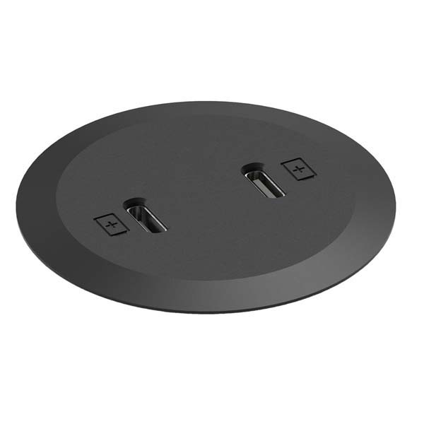 Powerdot Mini 52 - 2 USB-C laddare 30W, svart